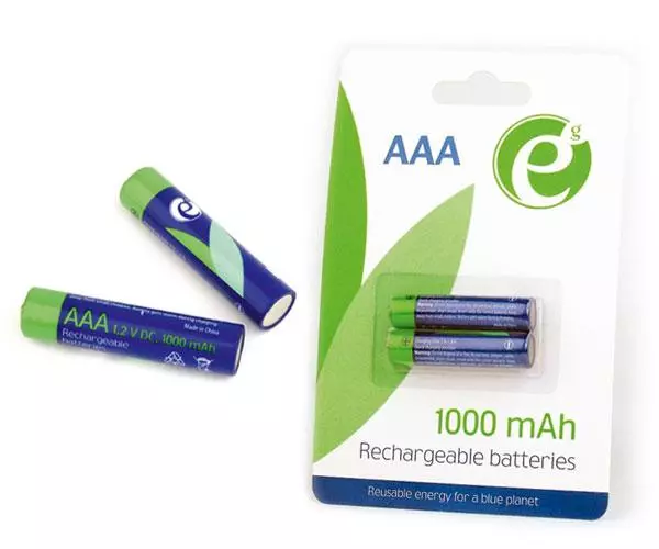 Pilas recargables Energenie AAA 1000 mah Ni-mh (2 pcs)  / Eg-ba-aaa10-01