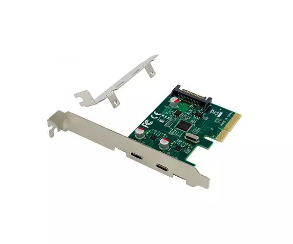 Tarjeta controladora Conceptronic Pci Express Type-C / 2 Puertos / Incluye soporte LP / EMRICK07G