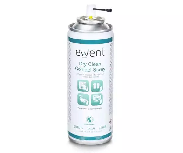 Pulverizador para limpieza en seco Ewent Ew5614 / Placas - Contactos electricos / Sin residuos / 200ml