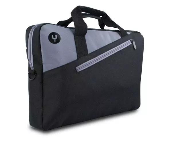 Maletin portatil Ngs Ginger Black hasta 14" / bolsillo exterior / 2 Compartimentos