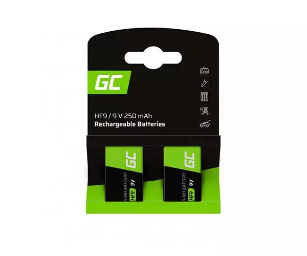 Pilas recargables Greencell HF9 250 mah (2 pcs) / GR18