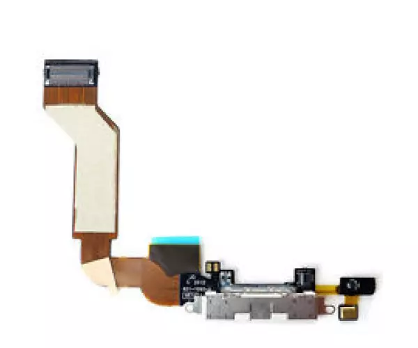 Flex conector carga iPhone 4s blanco