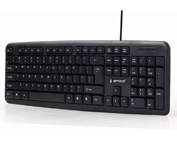 Teclado USb Gembird / 104 Teclas / Negro / KB-U-103-ES