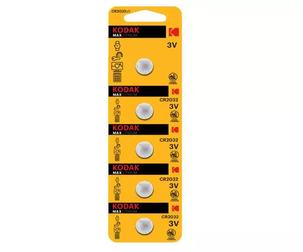 Pila boton litio CR2032 3v Kodak ( 5pcs) / KDCR20325