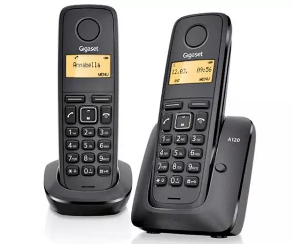 Telefono Inal&aacute;mbrico Duo Dect Digital Gigaset A170 / Negro / L36852-h2802-d201