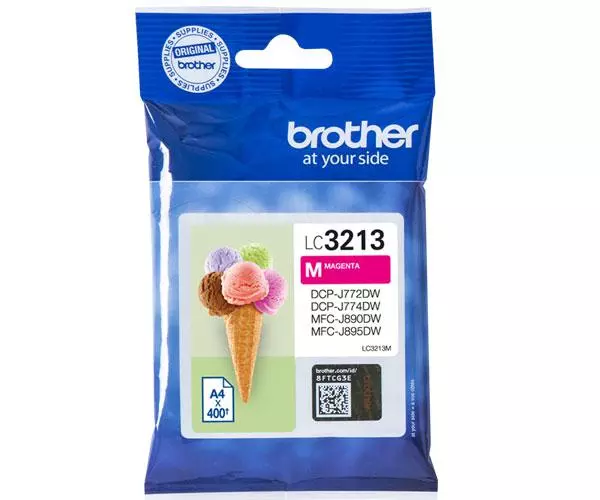 Tinta Original Brother LC3213 Magenta 400 Pag.