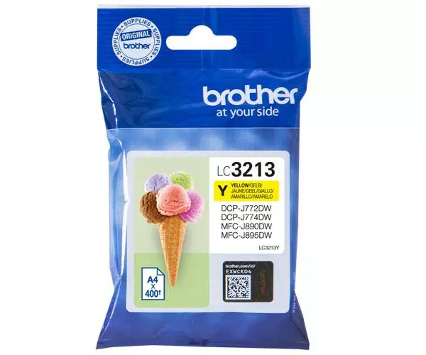 Tinta Original Brother LC3213 Amarillo 400 Pag.