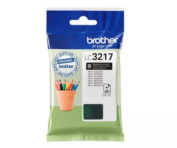 Tinta Original Brother LC3217 Negro