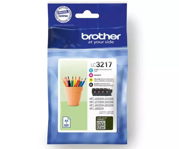 Tinta Original Brother Multipack LC3217  (bk/c/m/y)