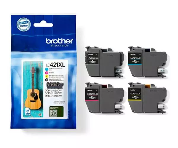 Tinta Original Brother Multipack LC421XL  (Bk/c/m/y)