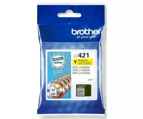 Tinta Original Brother LC421 Amarillo