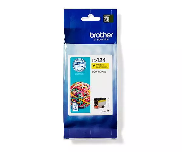 Tinta Original Brother LC424 Amarillo