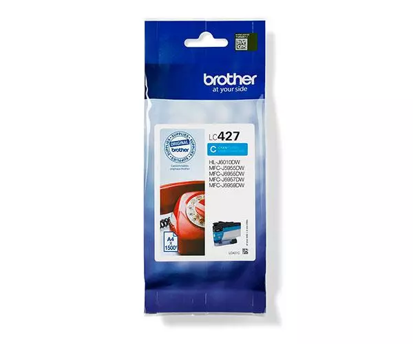 Tinta Original Brother LC427 Cian / 1.500 Pag.