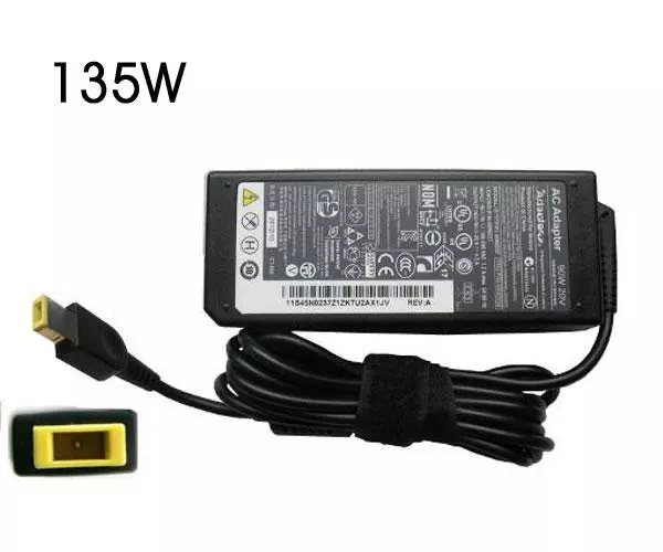 Cargador compatible para port&aacute;til LENOVO 135W 20V 6.75A 11.0x4.5 mm (rectangular) Dayma