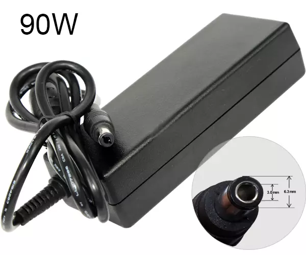 Cargador comptaible para port&aacute;til TOSHIBA 90W 15V 6A 6.3x3.0 mm Dayma