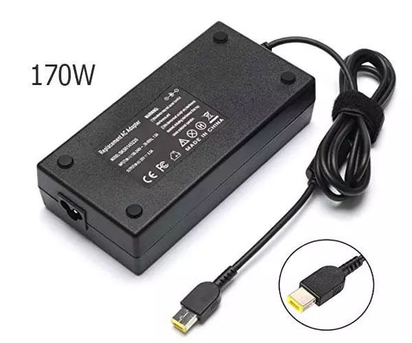 Cargador compatible para port&aacute;til LENOVO 170W 20V 8.5A Rectangular Dayma