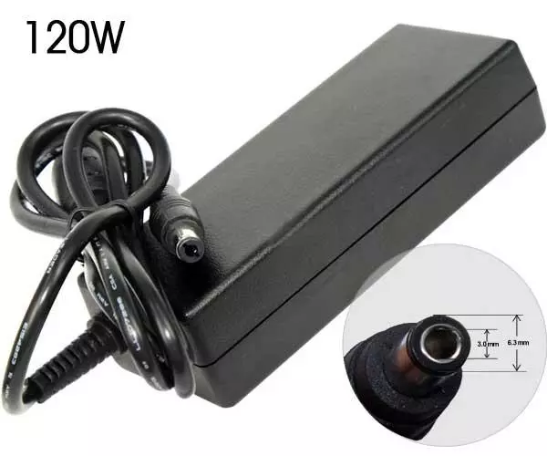 Cargador compatible para port&aacute;til TOSHIBA 120W 19V 6.3A 6.3x3.0 mm Dayma