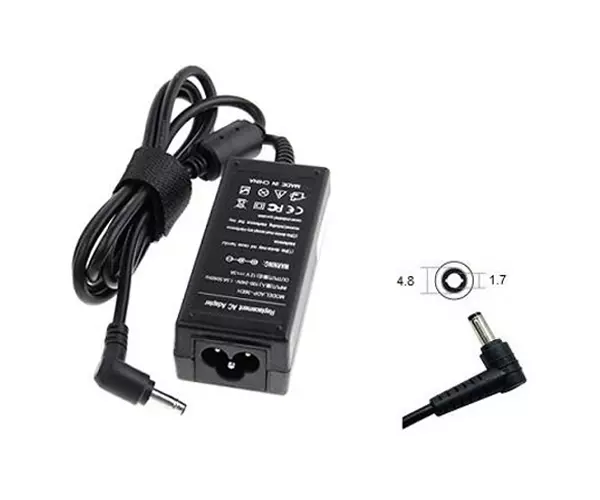 Cargador para port&aacute;til Asus 24W 9.5V 2.5A 4.8 mm x 1.7 mm / 2541