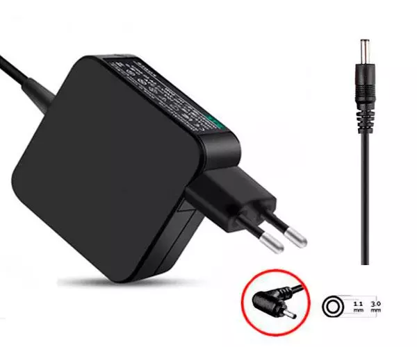 Cargador para port&aacute;til Acer / Asus 45W 19V 2.37A 3.0 mm x 1.1 mm  Version enchufe / M-217