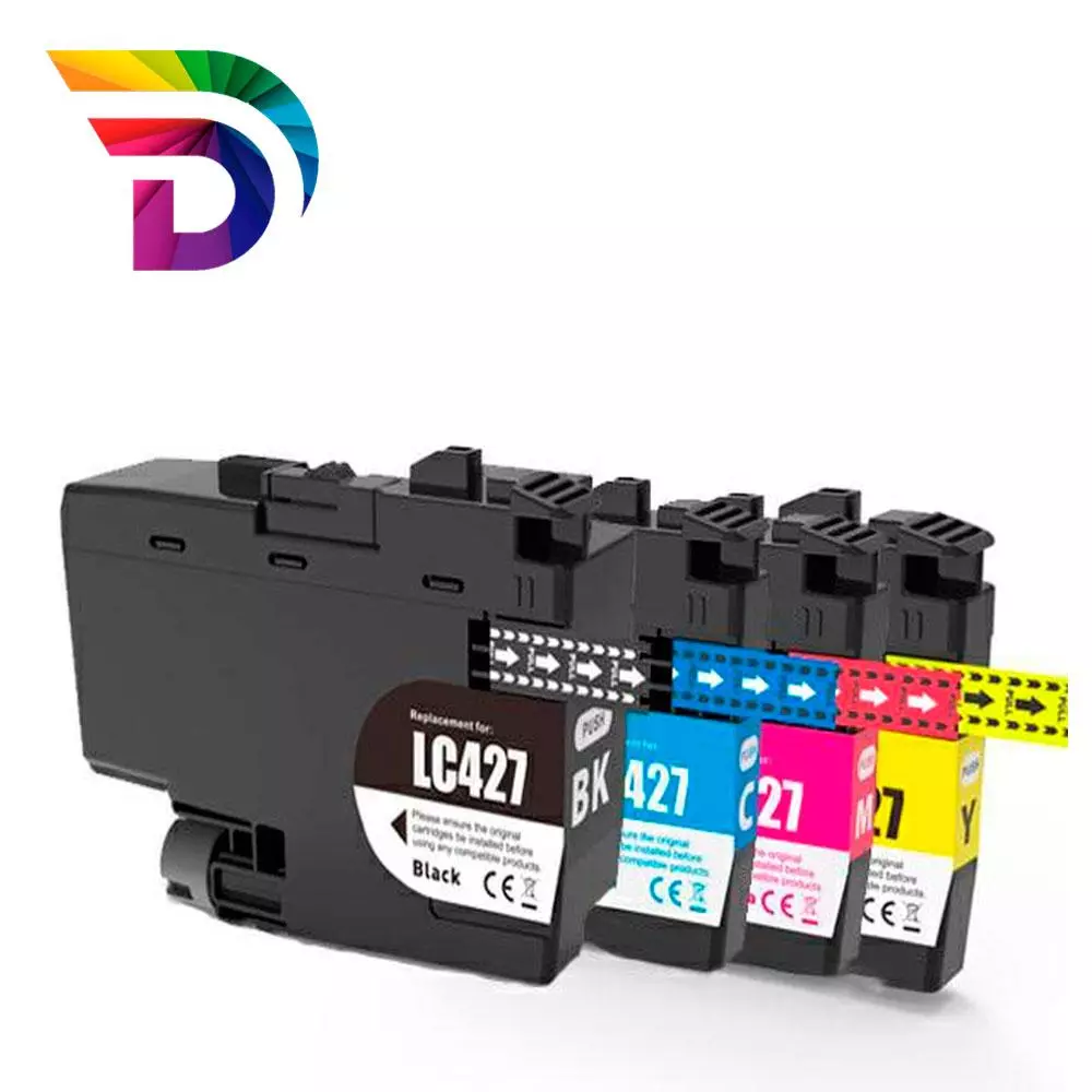 Tinta compatible Dayma para BROTHER LC427 Amarillo 1500 pag.