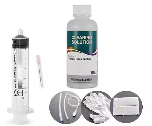 Liquido limpiador universal cabezales de inyeccion de tinta Dayma / 100ml