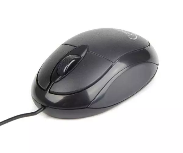Raton &oacute;ptico USB Gembird 1000 dpi / negro / ambidiestro / MUS-U-01