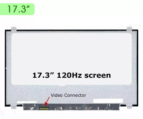 Pantalla para port&aacute;til LED 17.3" Slim 40 Pines Full HD Mate 120Hz
