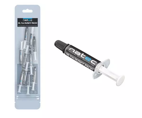 Pasta termica Natec Husky Pack 10 uds / 1Gr / Gris / NPT-1581