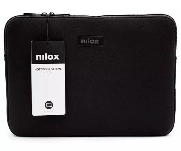 Funda portatil Nilox Sleeve / Negro / 13.3 pulg. / Neopreno / NXF1301