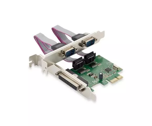 Tarjeta Pci Express Paralelo + 2x Puertos Serie Conceptronic / Spc01g / Adaptador perfil bajo