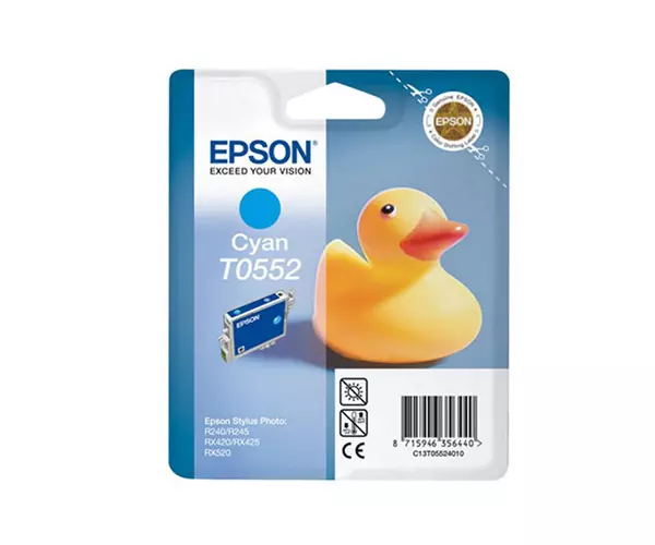 Tinta Original Epson T0552 Cian Rx420