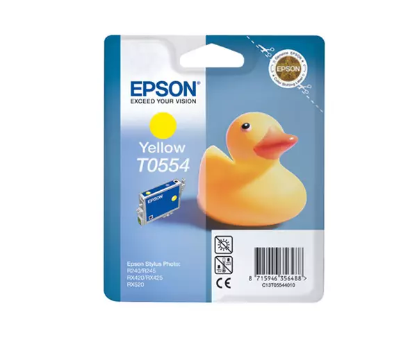 Tinta Original Epson T0554 Amarillo Rx420