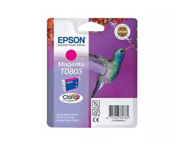 Tinta original Epson T0803 magenta c13T080340