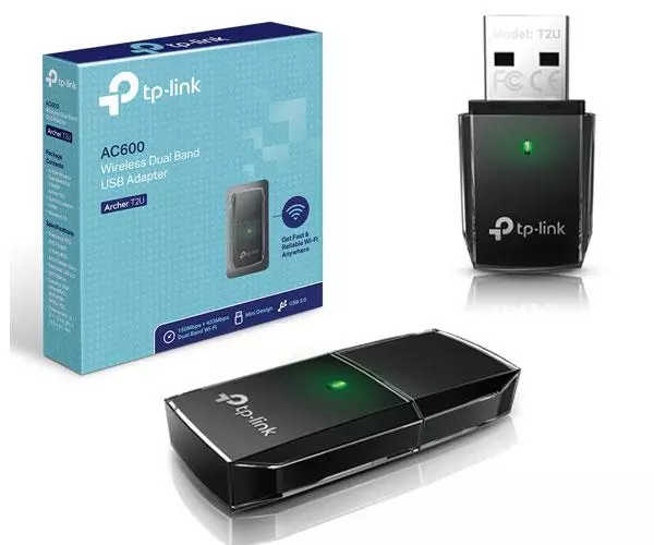 Tarjeta de red USB Wifi Archer T2U Dual Band AC600 / 433Mbps + 150Mbps / TP-Link