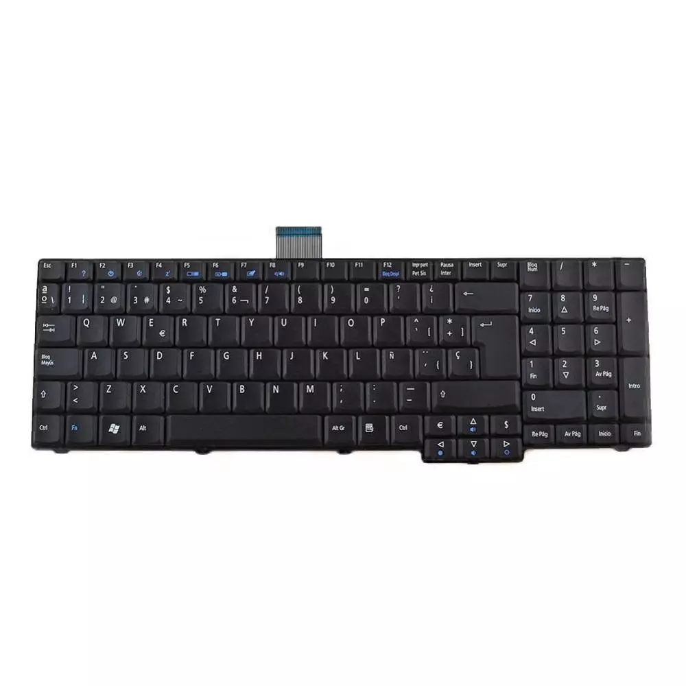 Teclado compatible para port&aacute;til ACER Aspire 7730 Version cable largo