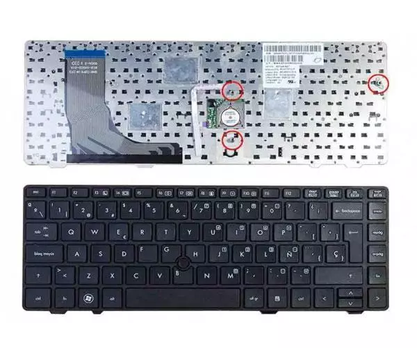 Teclado compatible para port&aacute;til HP Probook 6360b + Pointstick / negro