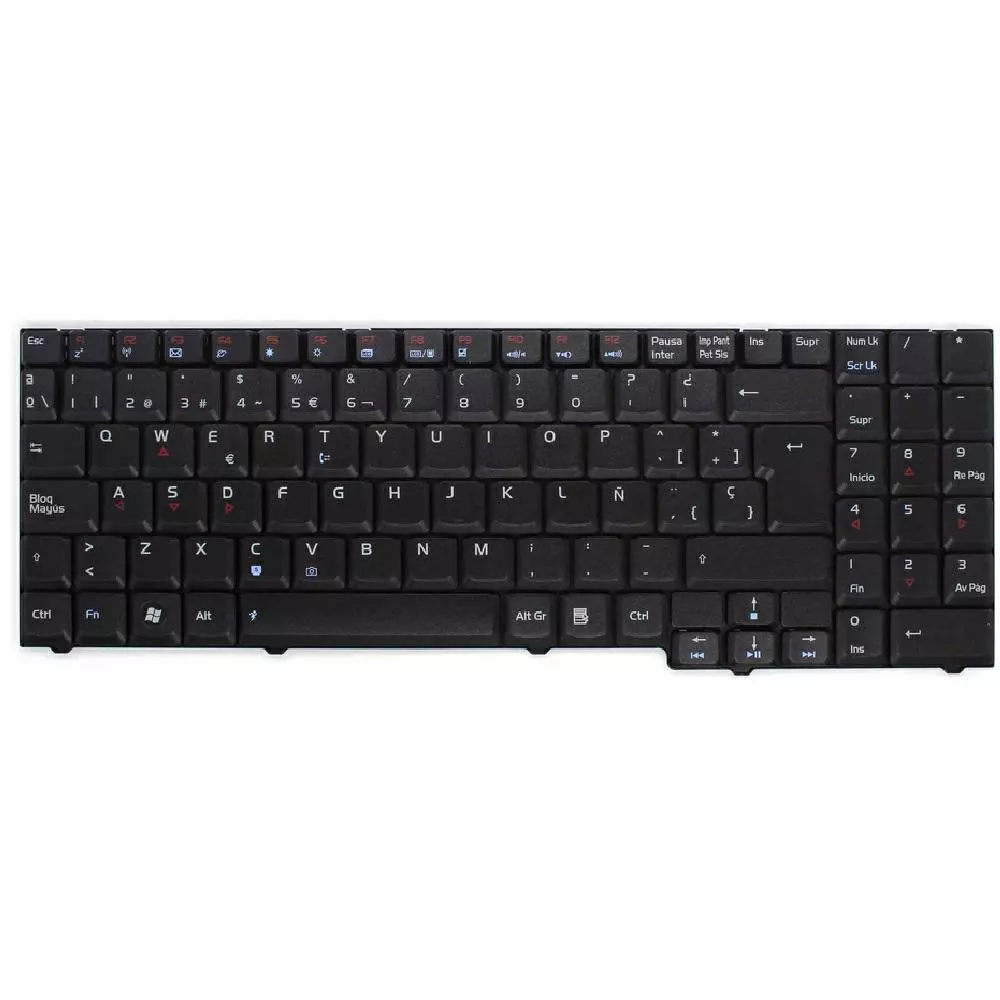 Teclado compatible para port&aacute;til ASUS G70 V2