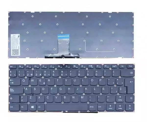 Teclado compatible para port&aacute;til LENOVO IdeaPad 310s-14 / 310s-14isk / 510s-14ikb / 710s-14 / negro sin marco / win 8