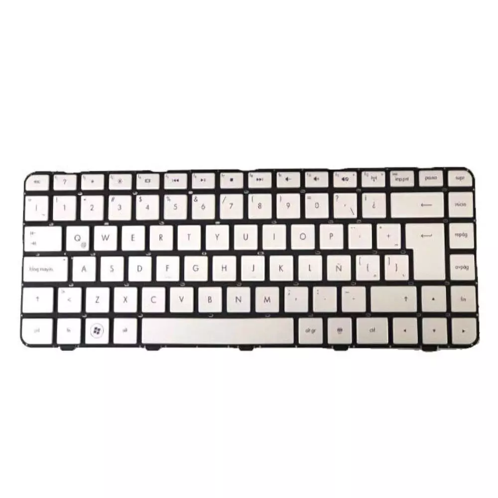Teclado compatible para port&aacute;til HP DV5-2000 Blanco