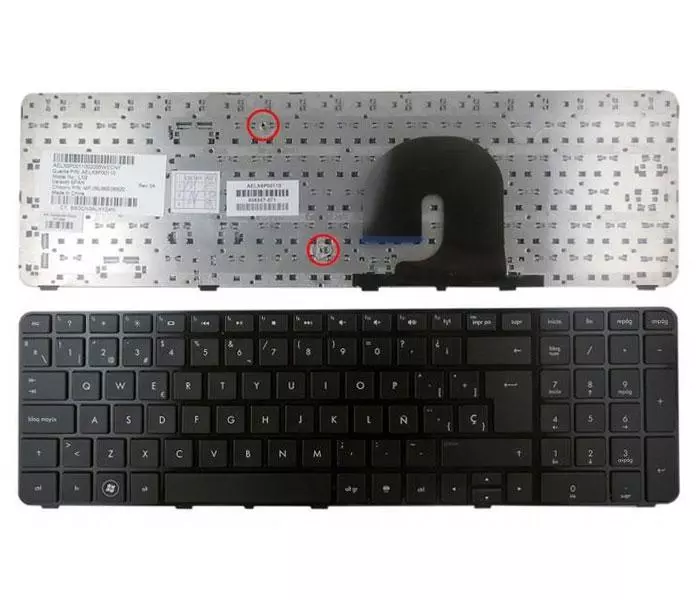 Teclado compatible para port&aacute;til HP dv7-4000 con marco