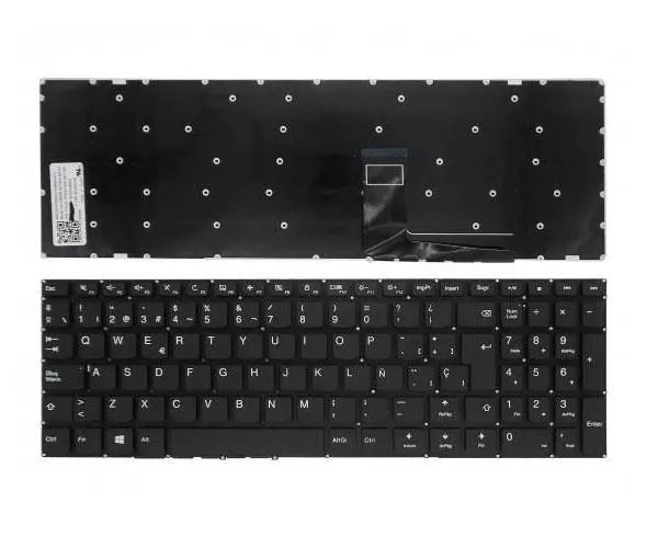 Teclado compatible para port&aacute;til LENOVO V110-15iap / V110-15ast / V110-15ikb / V110-15isk / 5cb0l78380 / Sin marco