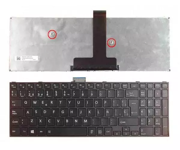 Teclado compatible para port&aacute;til TOSHIBA Satellite pro r50-c / a50-c / z50-c / Negro