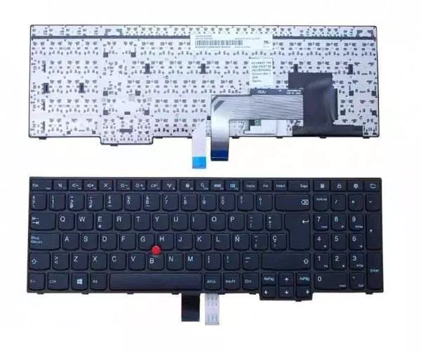 Teclado compatible para port&aacute;til LENOVO T540 / W540  / L540 / E540 / E550 / E555 / E531 / 4 tornillos