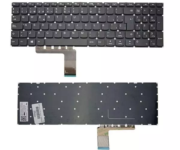 Teclado compatible para port&aacute;til LENOVO IdeaPad 110-15ibr / 110-15acl / 110-15ast / negro sin marco