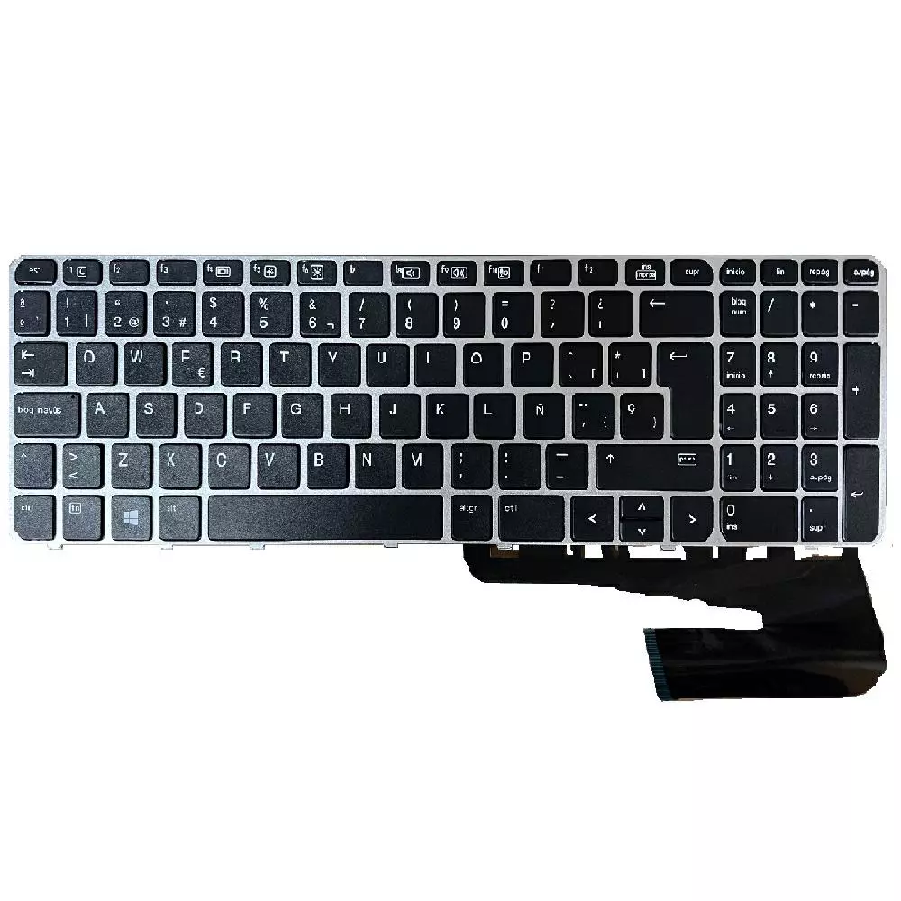Teclado compatible para port&aacute;til HP Probook 755 G3 / 850 G3 / 850 G4 / ZBOOK 15U G3 G4 / Negro