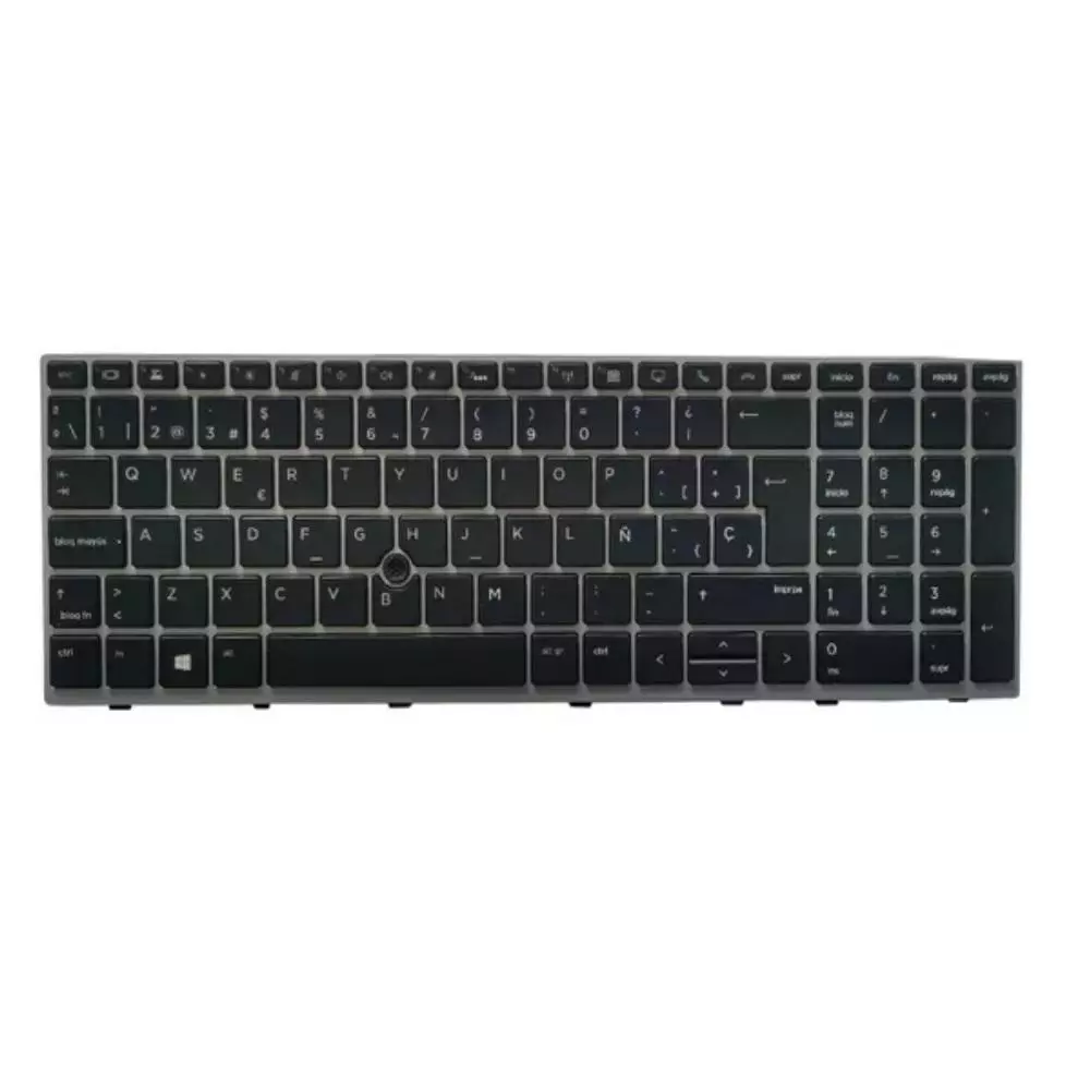 Teclado compatible para port&aacute;til HP Elitebook 850 G5 / 850 G6  Retroiluminado