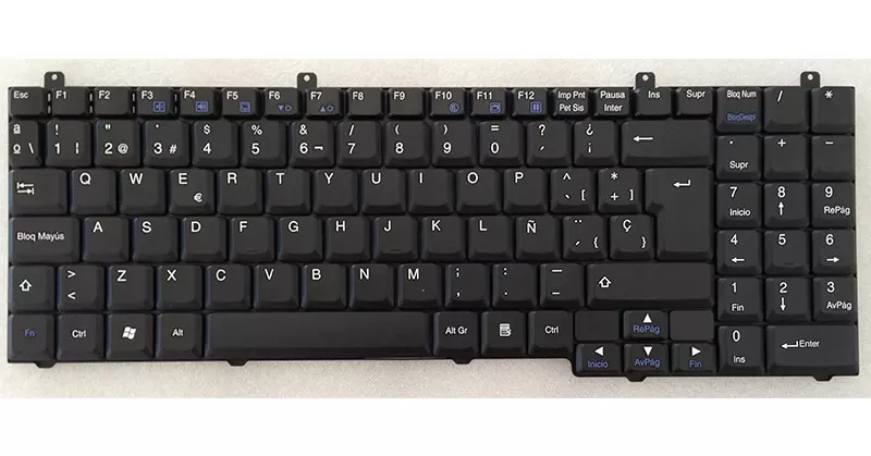 Teclado compatible para port&aacute;til PACKARD BELL W7600 series