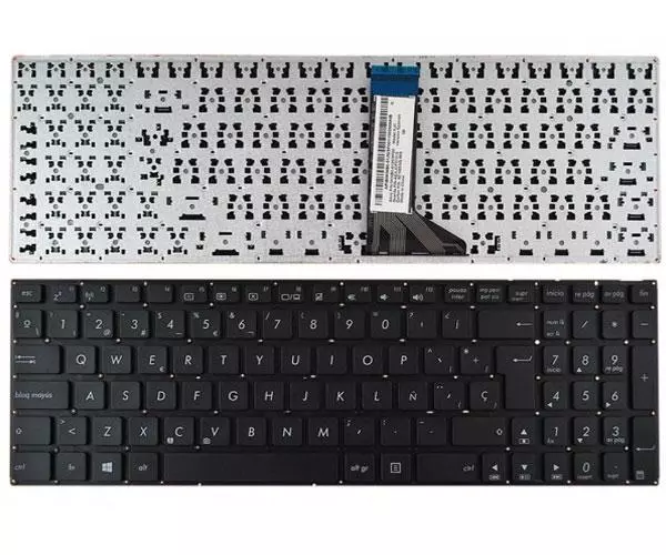 Teclado compatible para port&aacute;til ASUS x series x551/ f551/ x555 / negro win 8