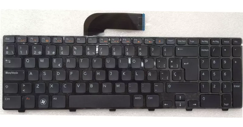 Teclado compatible para port&aacute;til DELL Inspiron 15r / n5110 / m5110 negro