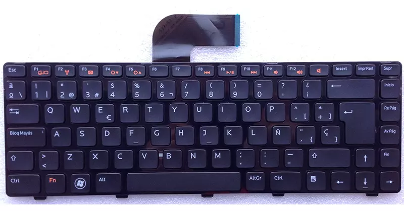 Teclado compatible para port&aacute;til DELL Inspiron 14r n4050 / n4110 - Vostro 3350